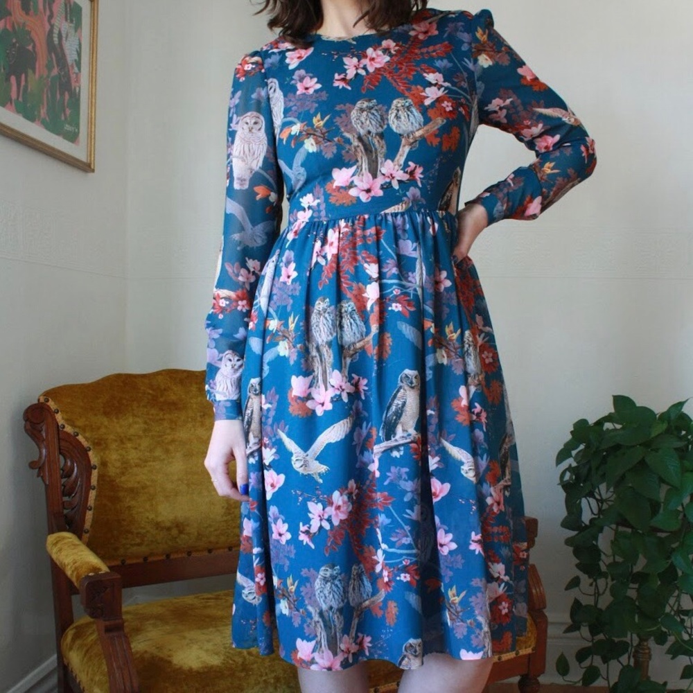 Whimsical floral dress